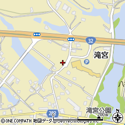 香川県綾歌郡綾川町滝宮1702周辺の地図