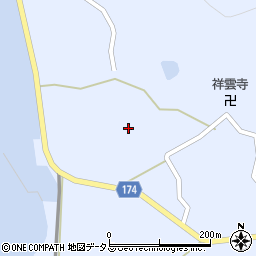 愛媛県越智郡上島町岩城3098周辺の地図