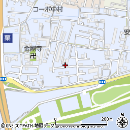 和歌山県和歌山市粟46周辺の地図