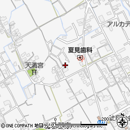 香川県丸亀市郡家町1483-2周辺の地図
