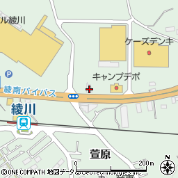 香川県綾歌郡綾川町萱原524周辺の地図