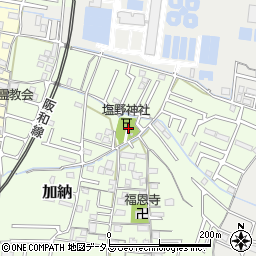 和歌山県和歌山市加納19周辺の地図