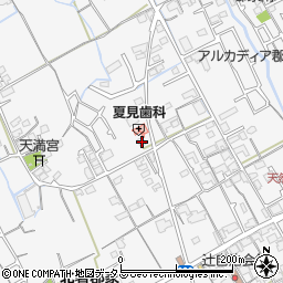 香川県丸亀市郡家町1478-1周辺の地図