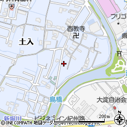 和歌山県和歌山市土入114周辺の地図