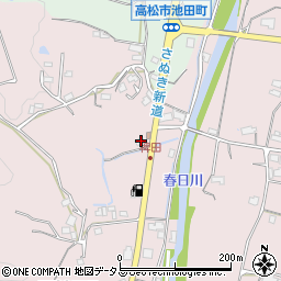 香川県高松市西植田町1010周辺の地図
