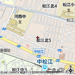日本製鉄社宅周辺の地図