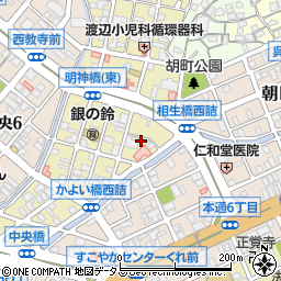 松葉呉服店周辺の地図