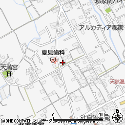 香川県丸亀市郡家町1473-8周辺の地図