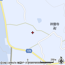 愛媛県越智郡上島町岩城3103周辺の地図