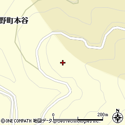 奈良県五條市西吉野町本谷123周辺の地図