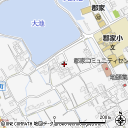 香川県丸亀市郡家町758-14周辺の地図