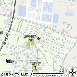 和歌山県和歌山市加納17周辺の地図