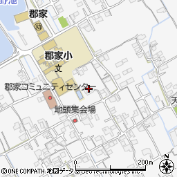 香川県丸亀市郡家町1193周辺の地図