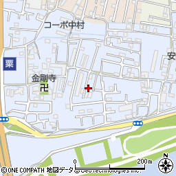 和歌山県和歌山市粟54周辺の地図