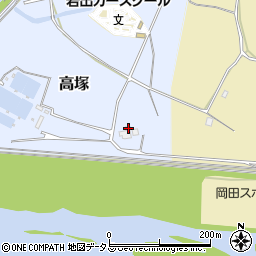 和歌山県岩出市高塚548周辺の地図
