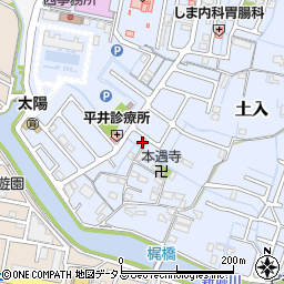 和歌山県和歌山市土入220-9周辺の地図