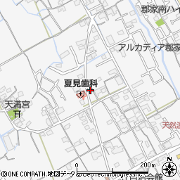 香川県丸亀市郡家町1473-1周辺の地図
