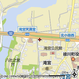 香川県綾歌郡綾川町滝宮297-45周辺の地図