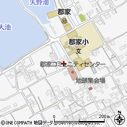 香川県丸亀市郡家町770-1周辺の地図