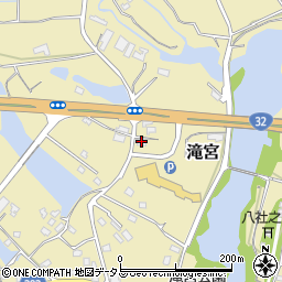 香川県綾歌郡綾川町滝宮1604周辺の地図