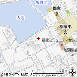 香川県丸亀市郡家町758-7周辺の地図