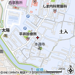 和歌山県和歌山市土入220-32周辺の地図