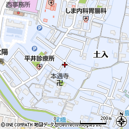 和歌山県和歌山市土入220周辺の地図