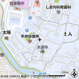 和歌山県和歌山市土入220-33周辺の地図