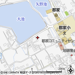 香川県丸亀市郡家町758-6周辺の地図