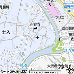 和歌山県和歌山市土入104-2周辺の地図