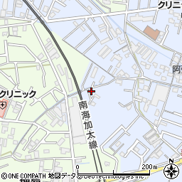 和歌山県和歌山市粟154周辺の地図