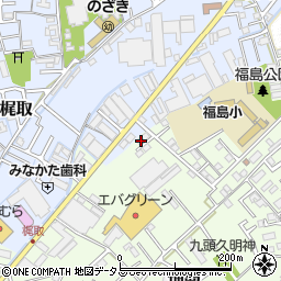 和歌山県和歌山市福島117周辺の地図