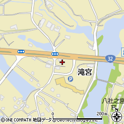 香川県綾歌郡綾川町滝宮1605周辺の地図
