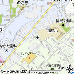 和歌山県和歌山市福島119周辺の地図