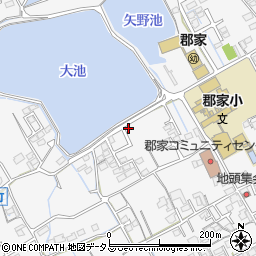 香川県丸亀市郡家町758-5周辺の地図