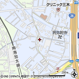 和歌山県和歌山市粟122周辺の地図