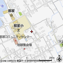 香川県丸亀市郡家町1196-1周辺の地図