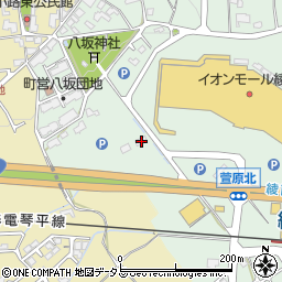 香川県綾歌郡綾川町萱原844-2周辺の地図