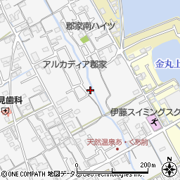 香川県丸亀市郡家町1393-33周辺の地図