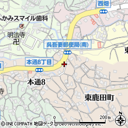 呉表具周辺の地図