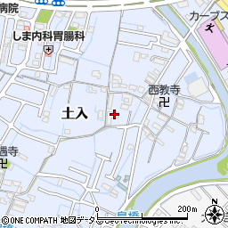 和歌山県和歌山市土入144周辺の地図