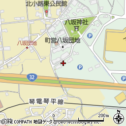 香川県綾歌郡綾川町萱原841-12周辺の地図