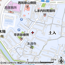 和歌山県和歌山市土入220-40周辺の地図
