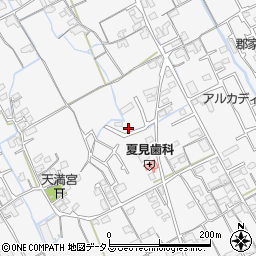 香川県丸亀市郡家町1282-4周辺の地図