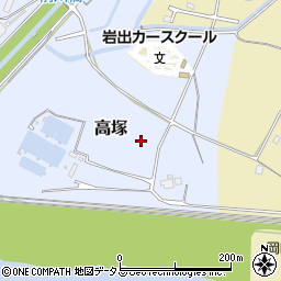 和歌山県岩出市高塚551周辺の地図