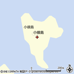 小横島周辺の地図