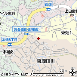 広島県呉市東鹿田町18-2周辺の地図