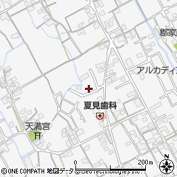 香川県丸亀市郡家町1282-3周辺の地図