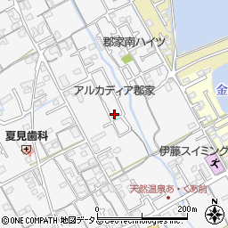 香川県丸亀市郡家町1393-32周辺の地図