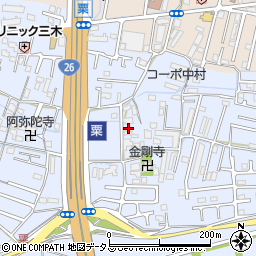 和歌山県和歌山市粟340周辺の地図